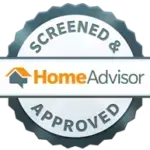 HomeAdvisor Screened & Approved Service Professional Badge
