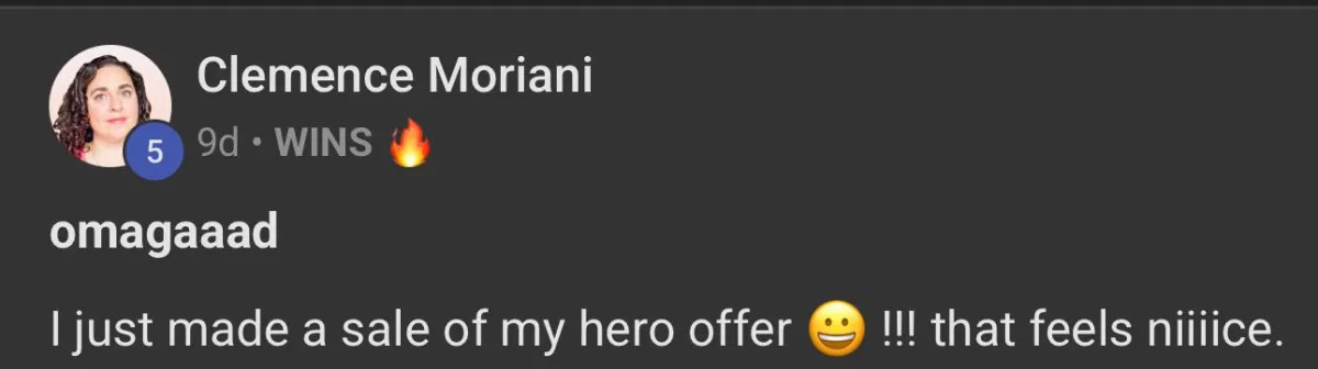 online income digital product testimonial