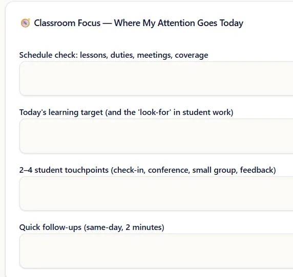 Instruction Plan - Where I'll Be, On Purpose