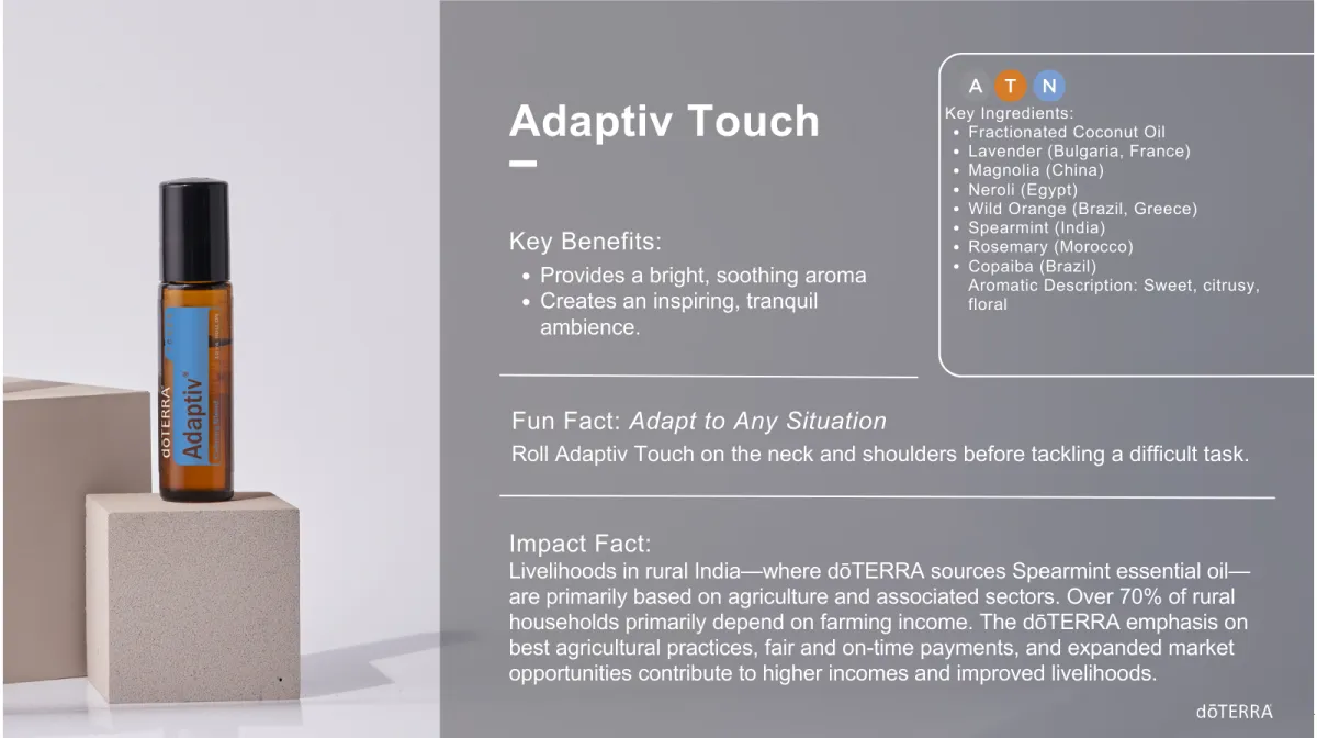 Adaptiv calming blend – emotional support for stress, overwhelm, and back-to-school energy