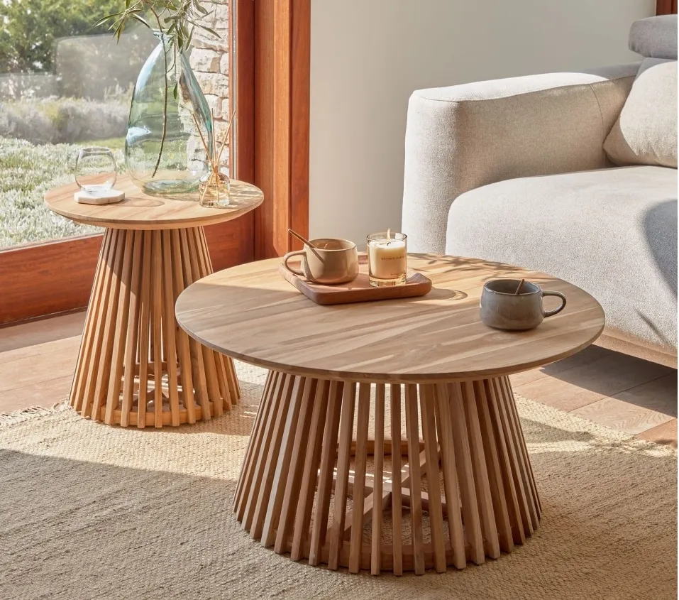 a unique coffee table in the lounge room