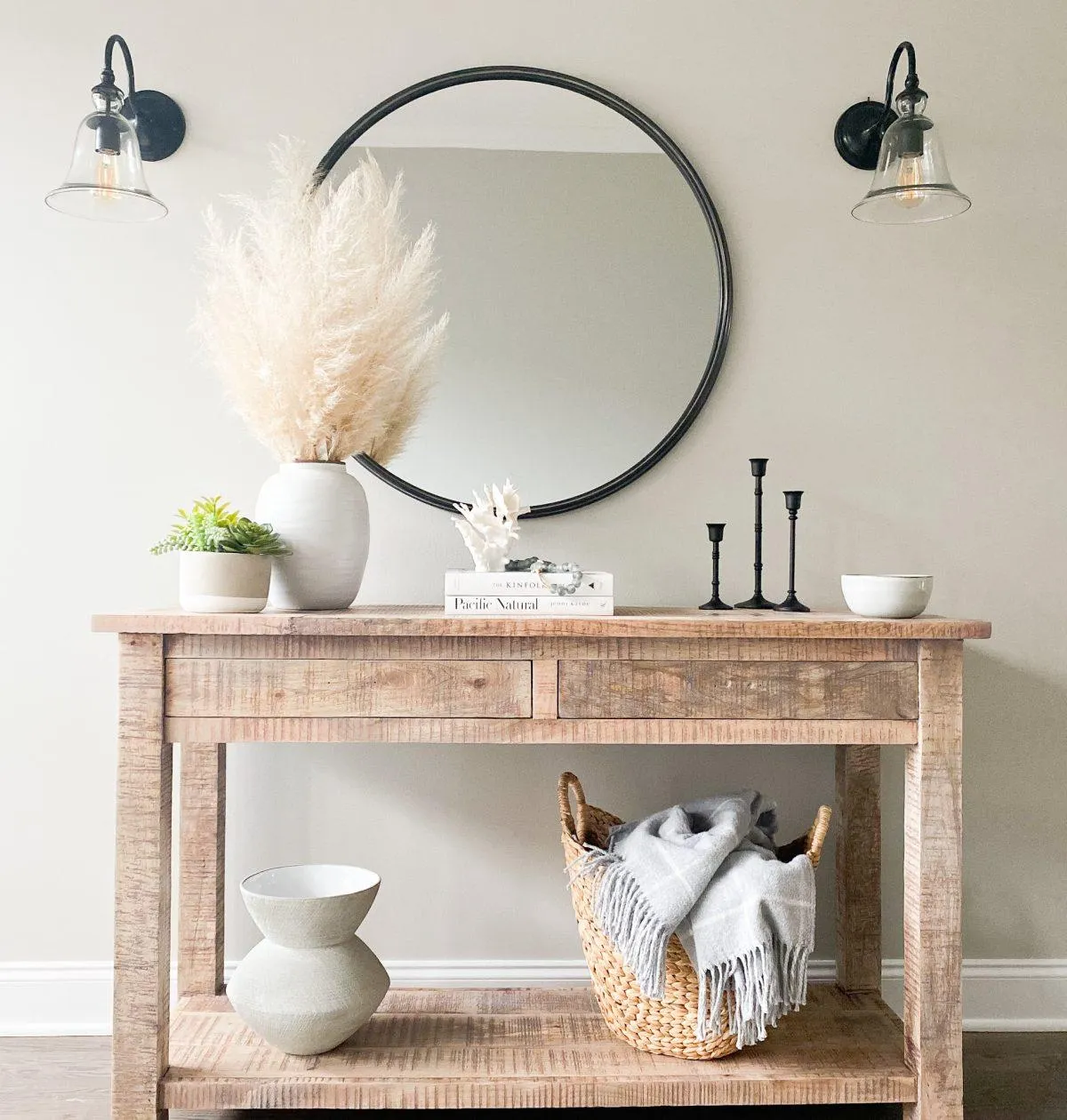 A console table