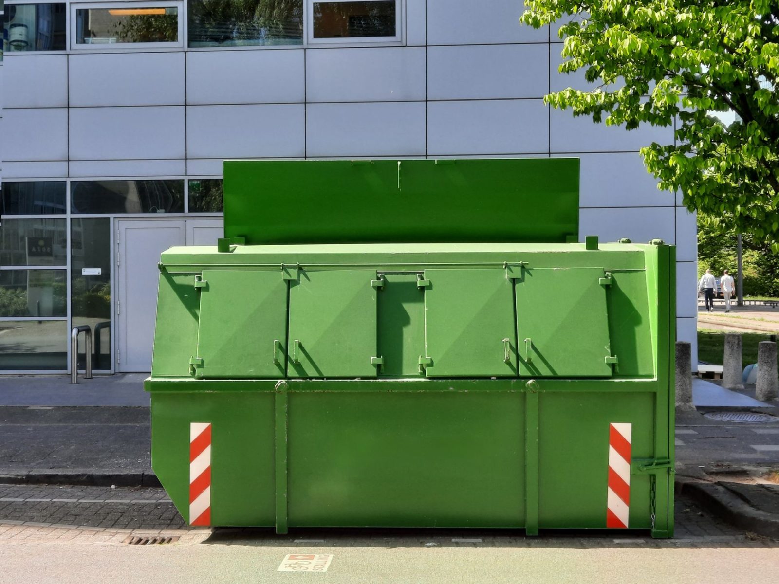 Spring Dumpster Pad Cleaning