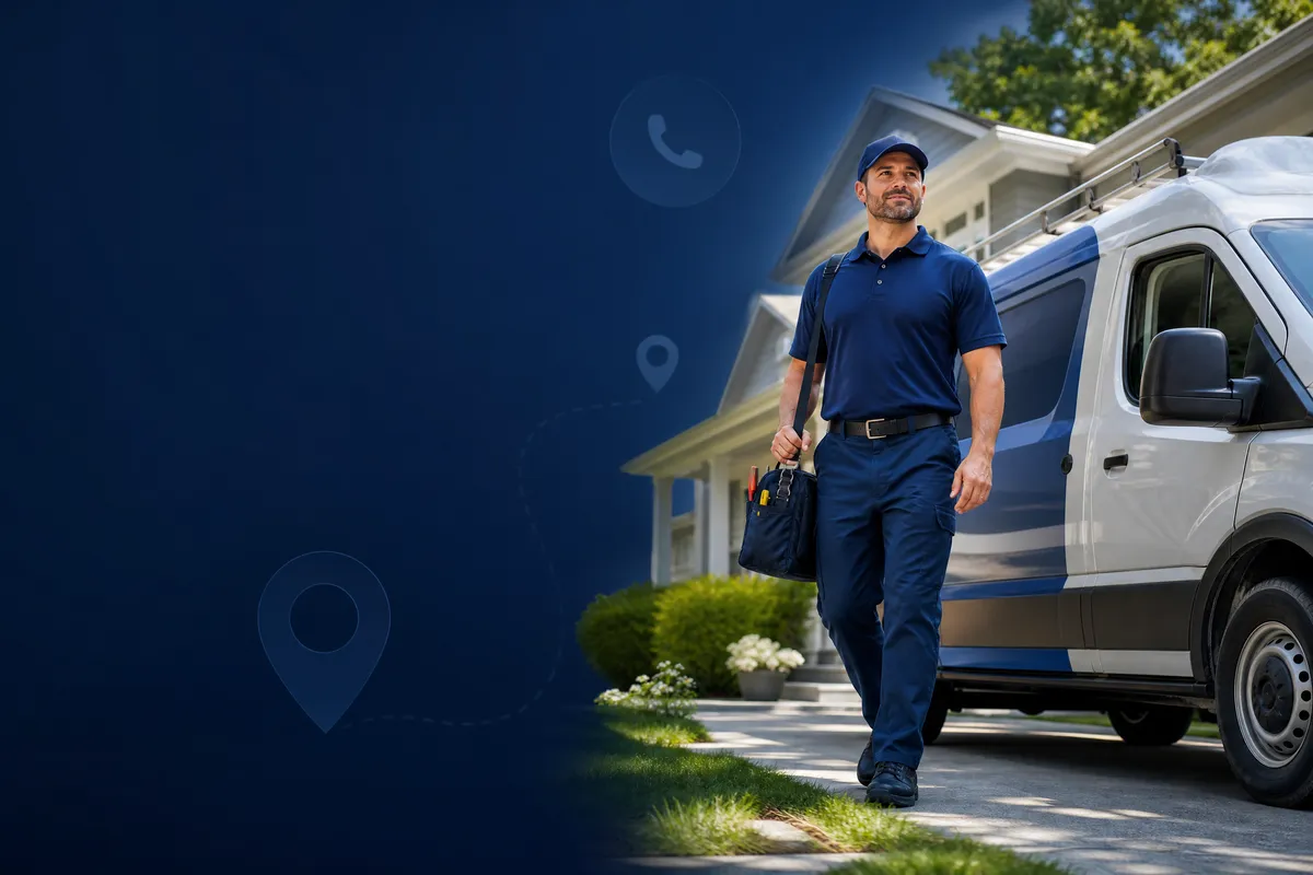 HVAC owner reviewing Google Local Services Ads call flow