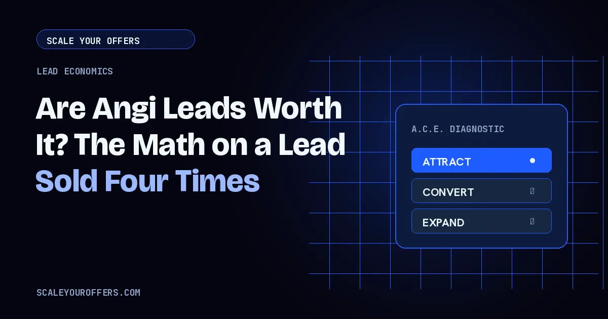 Four contractors calling one homeowner from one shared lead
