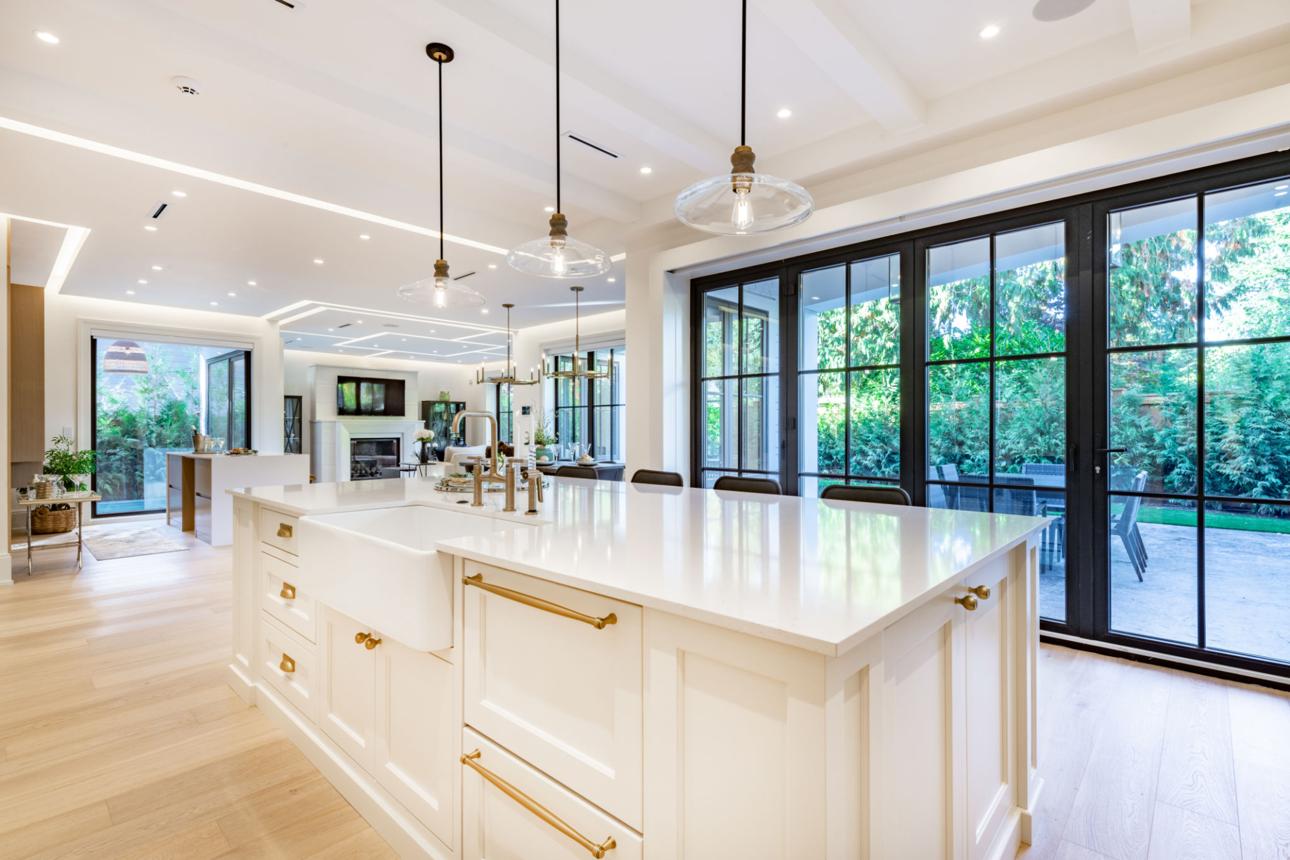 Large kitchen island in a Central Texas home with natural light, open layout, and clean design that appeals to buyers