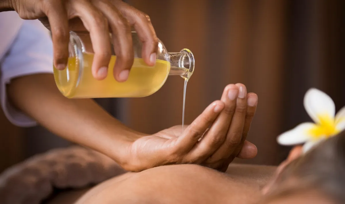 Aromatherapy massage with lavender essential oil at K Spa in Bellevue