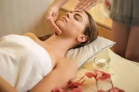 Essential oil blends displayed at K Spa before aromatherapy massage