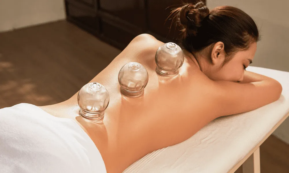 Cupping therapy tools used for pain relief and recovery at K Spa