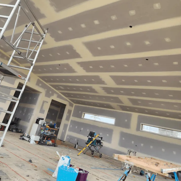 Level 5 gib stopping and plasterboard finishing for Auckland home
