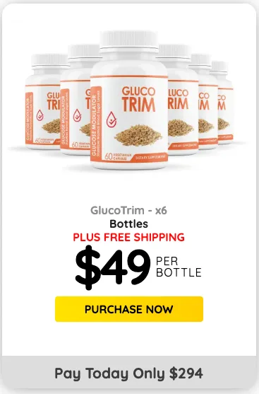 GlucoTrim 6 Bottle