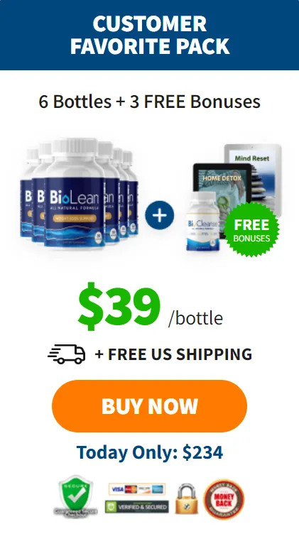 BioLean 6 Bottle Pack