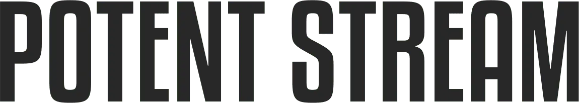 PotentStream Black Logo