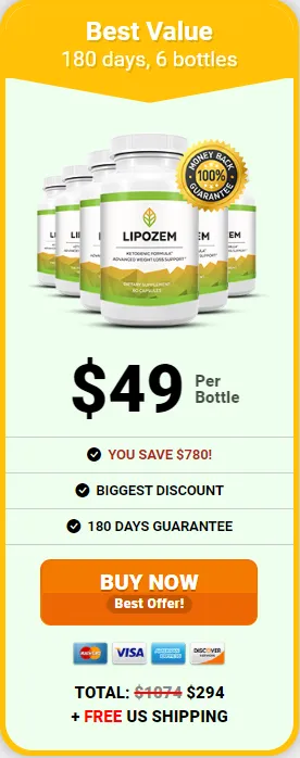 Lipozem 6 Bottle