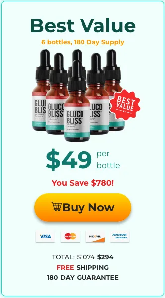 GlucoBliss 6 Bottle