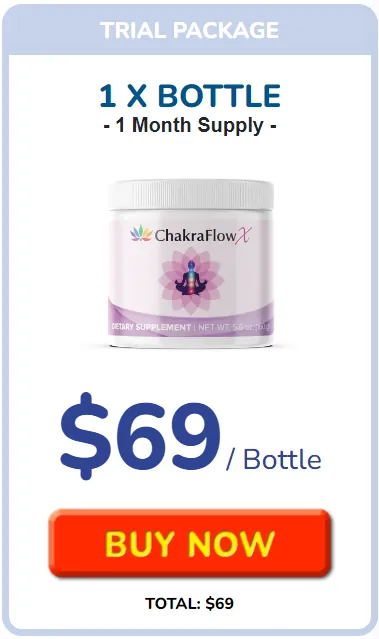 ChakraFlowX Order 1 Bottle