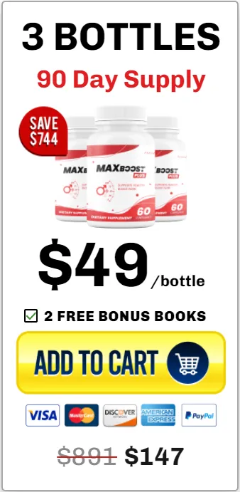 Max Boost Plus Order 3 Bottle 