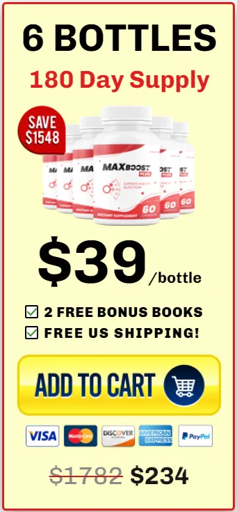 Max Boost Plus Order 6 Bottle