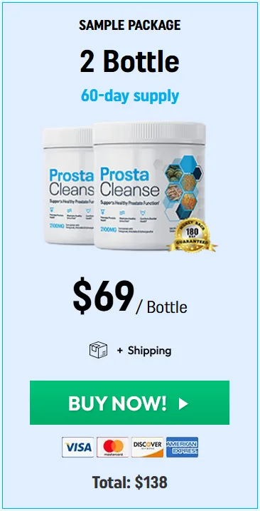 Order ProstaCleanse 2 Bottle
