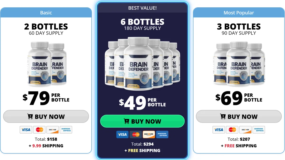 BrainDefender order now