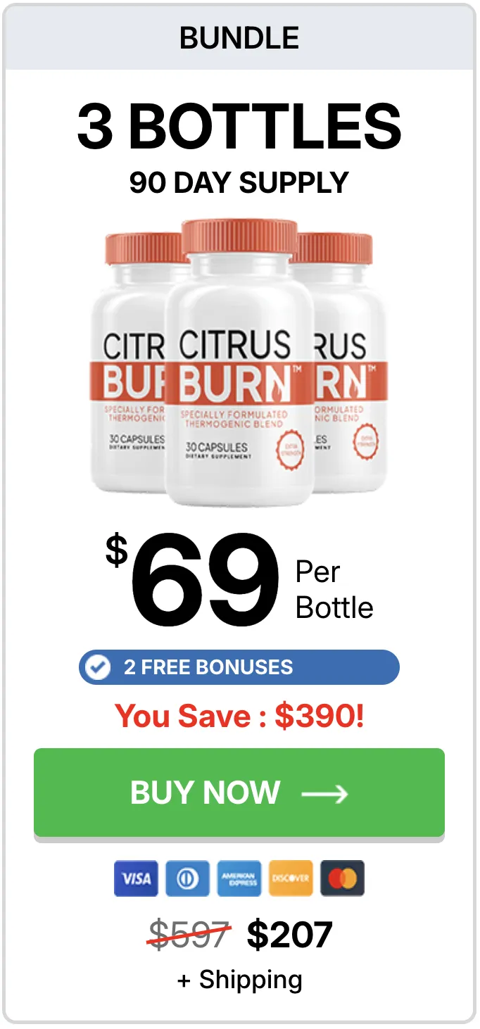 CitrusBurn supplement