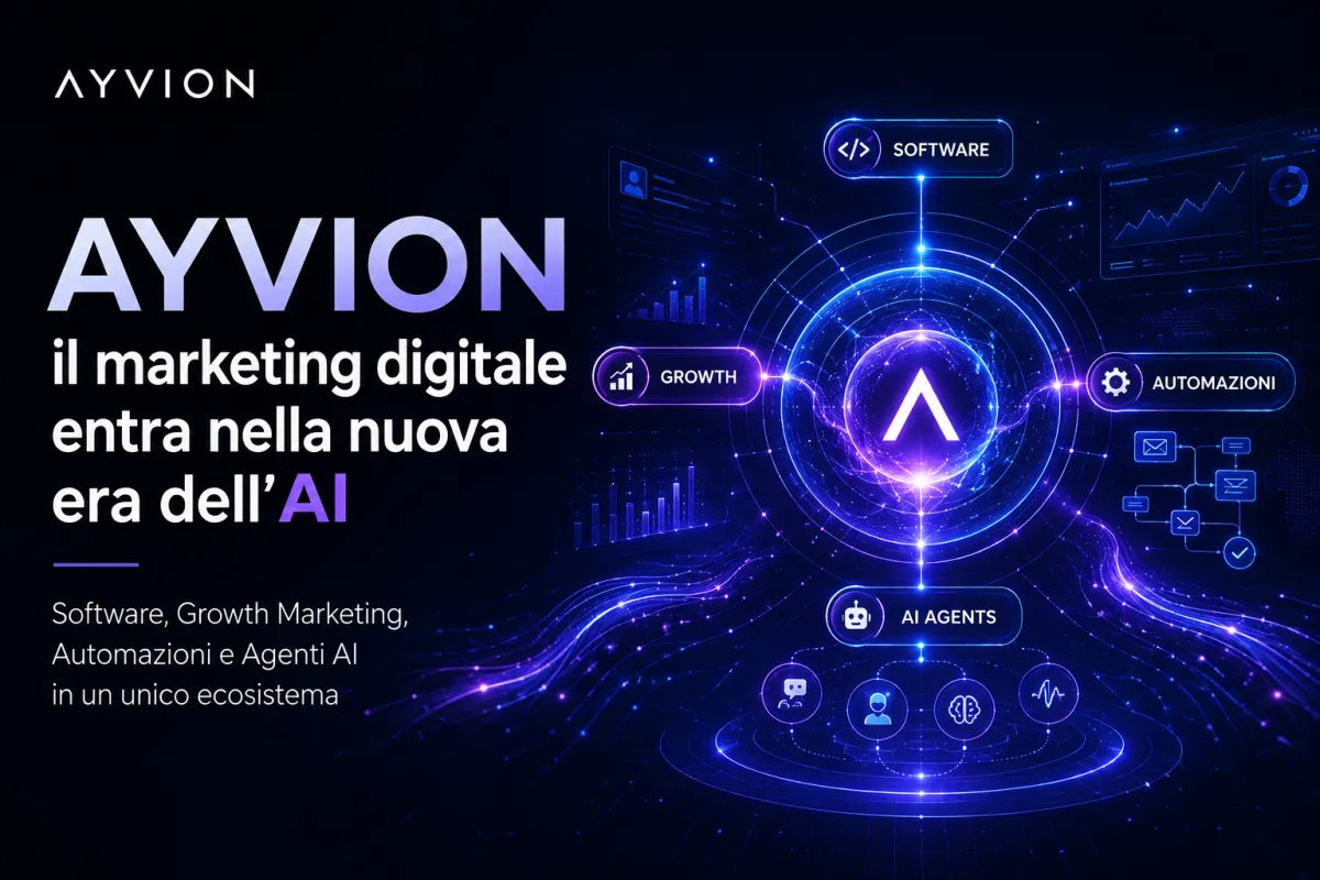AYVION: il marketing digitale entra nella nuova era dell’AI