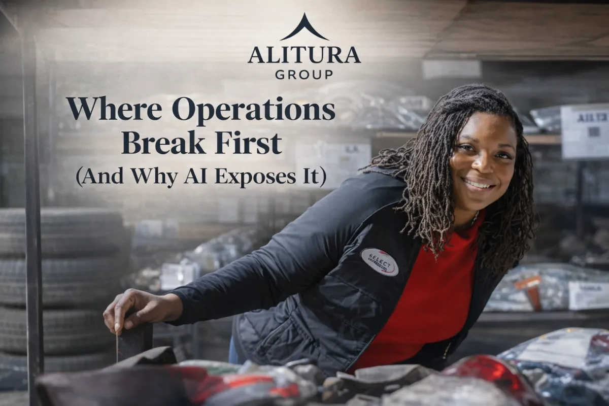 Natasha Broxton discussing operational systems and modernization in automotive recycling operations