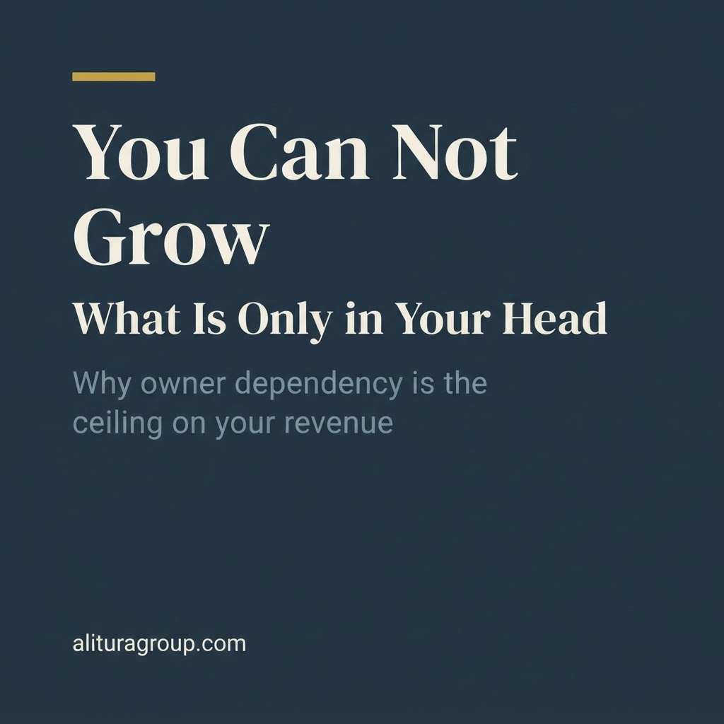 You Can Not Grow What Is Only in Your Head