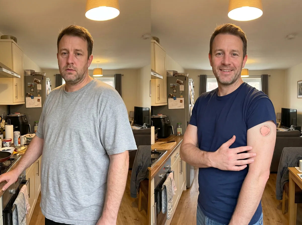 before after
