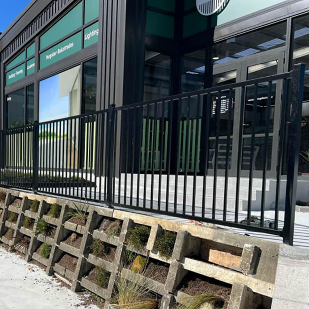 Aluminium fencing installed in Auckland by ALL PINE Fencing