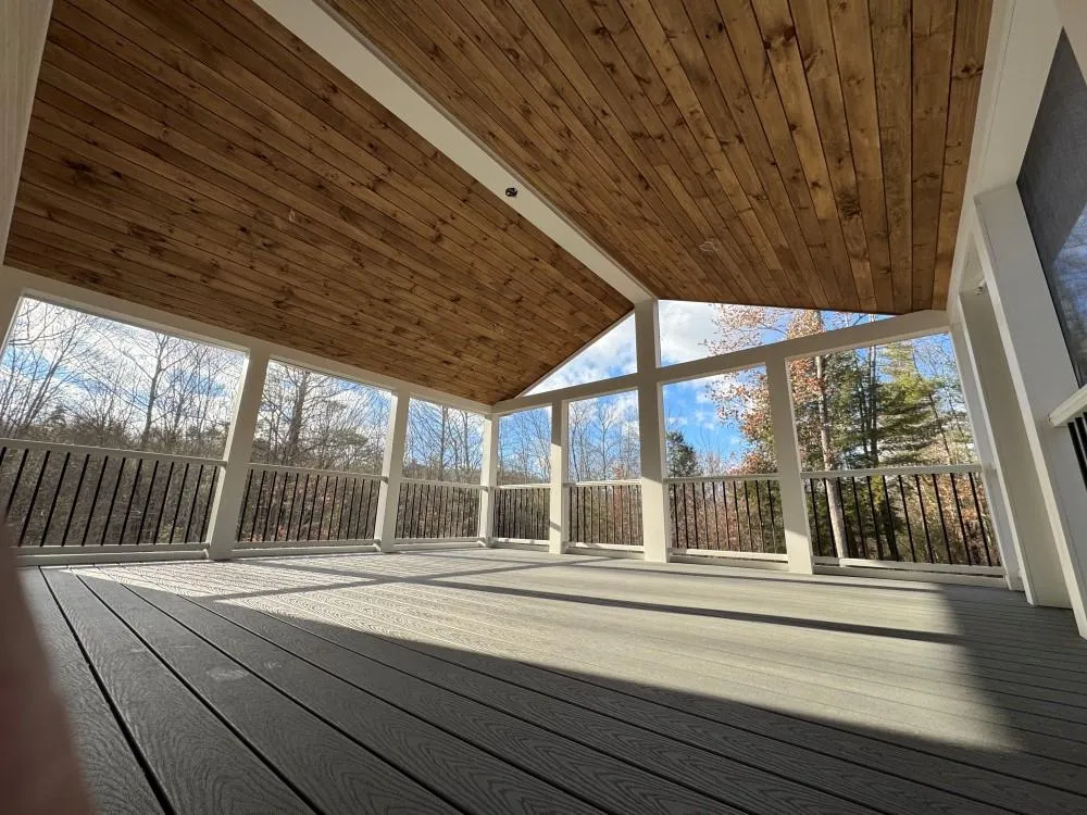 Custom Deck Built by Zak Construction for Outdoor Living Spaces
