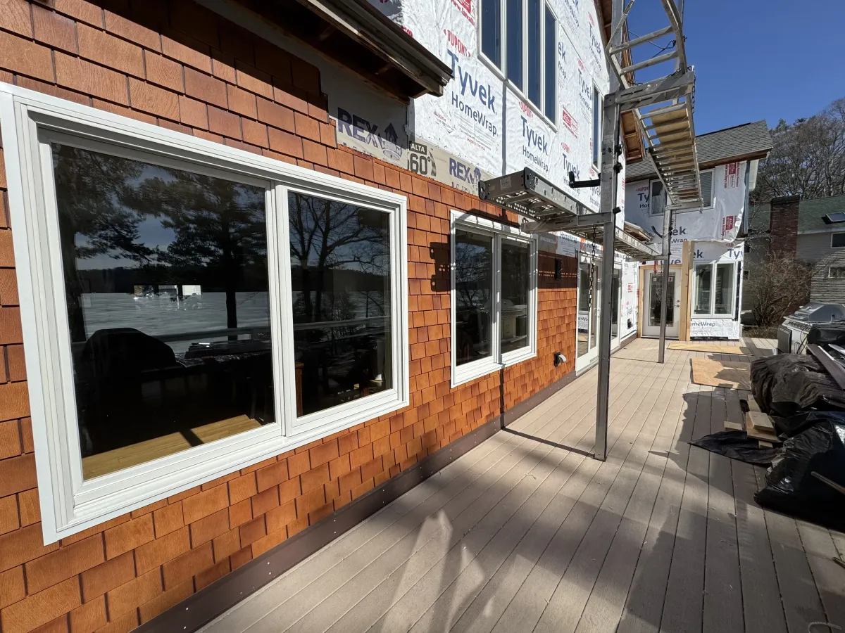 Framing in Progress by Zak Construction for Home Renovation
