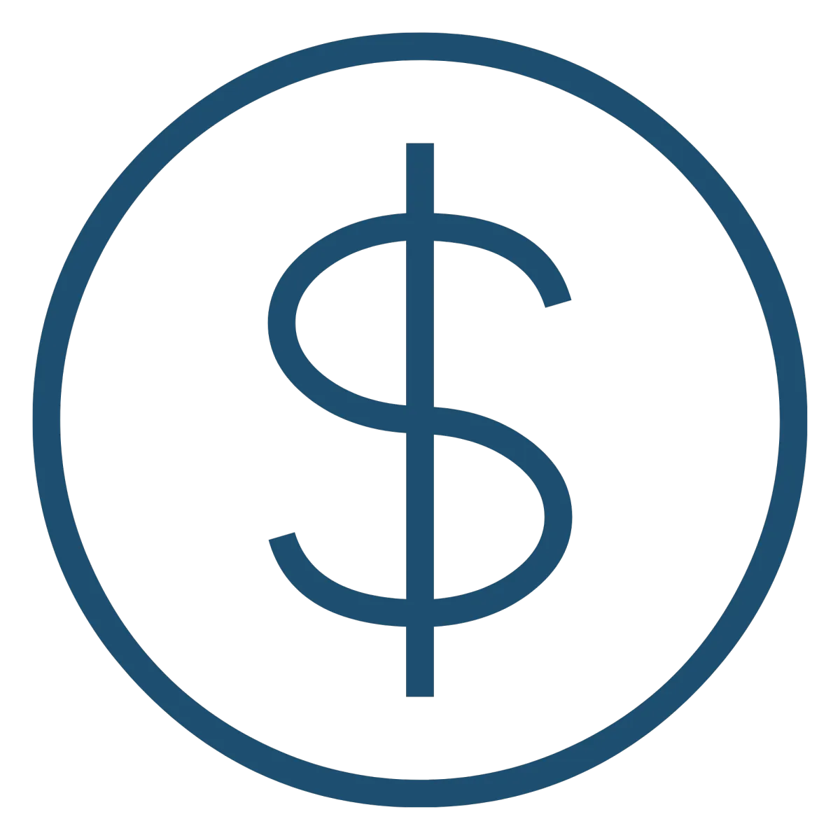 Icon of dollar sign
