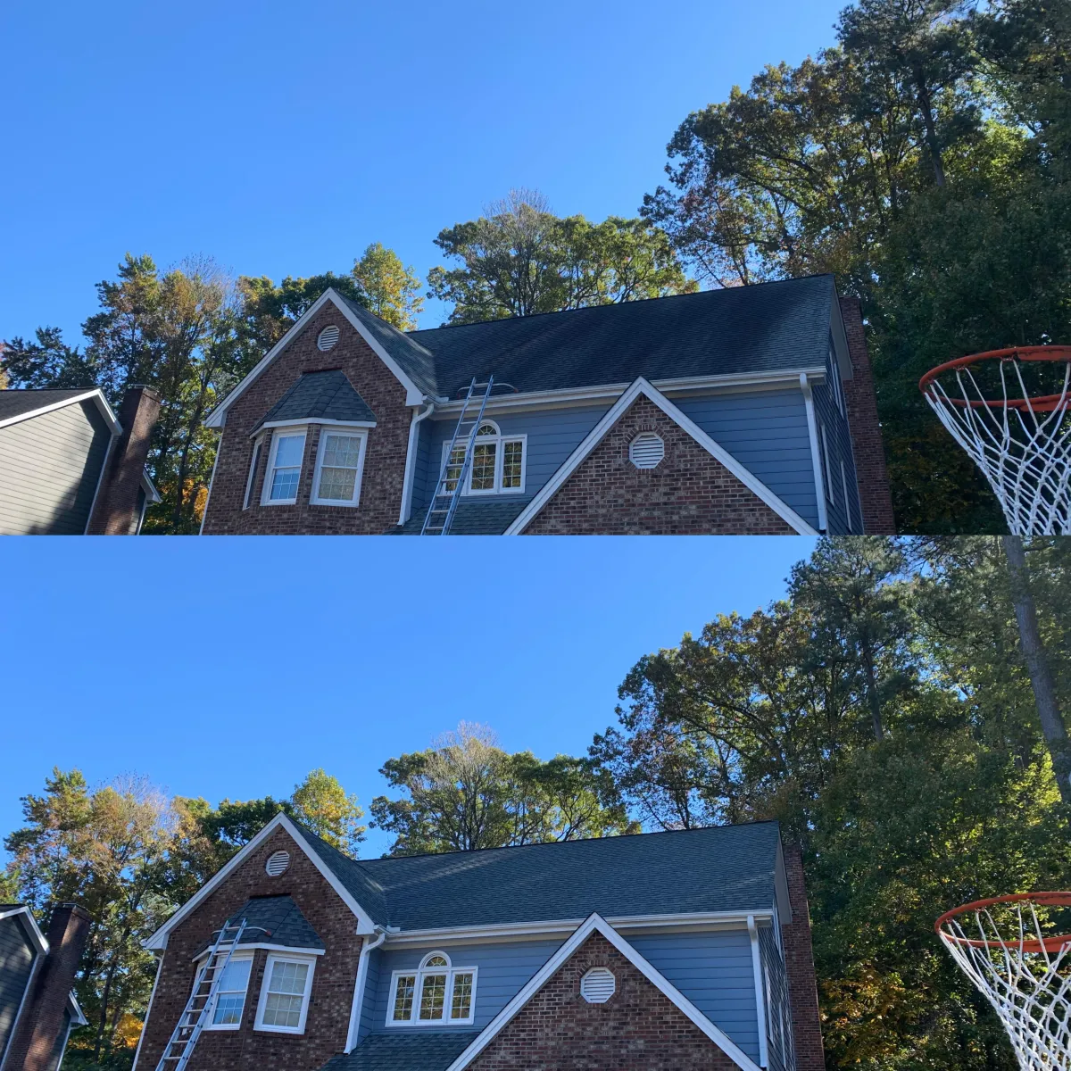 Professional roof cleaning in Raleigh, NC