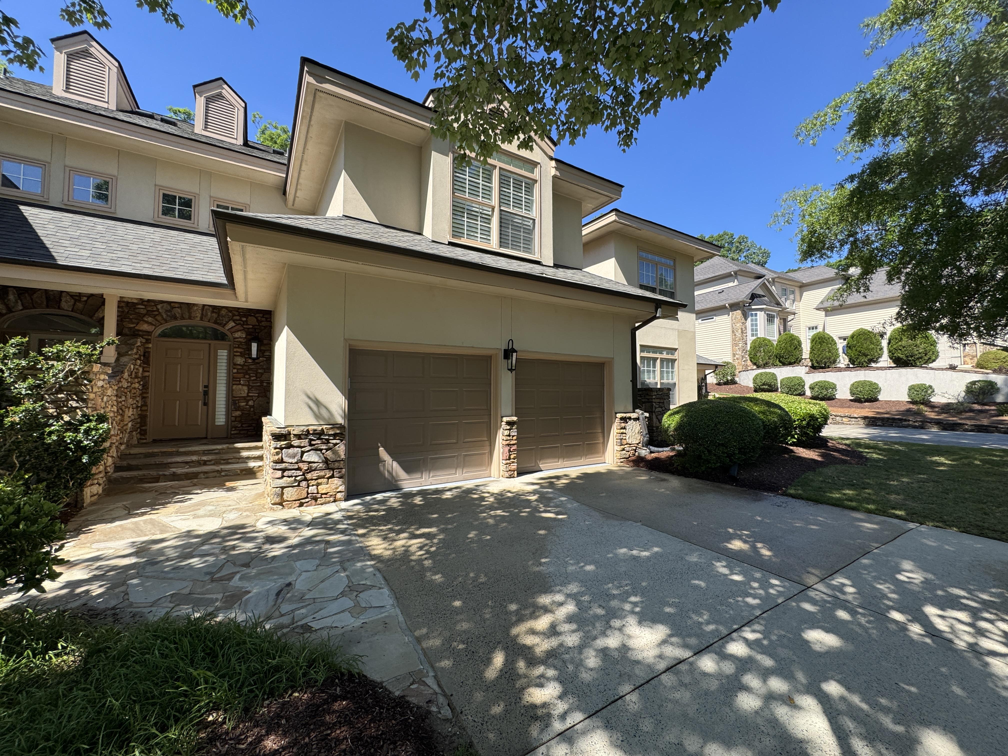 Soft washing home exterior in Raleigh NC