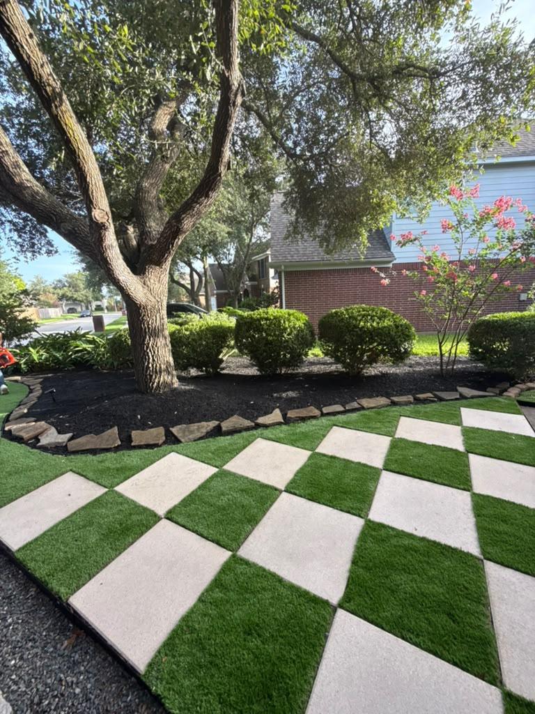 Outdoor patio installation by A-Plus Outdoor Solutions