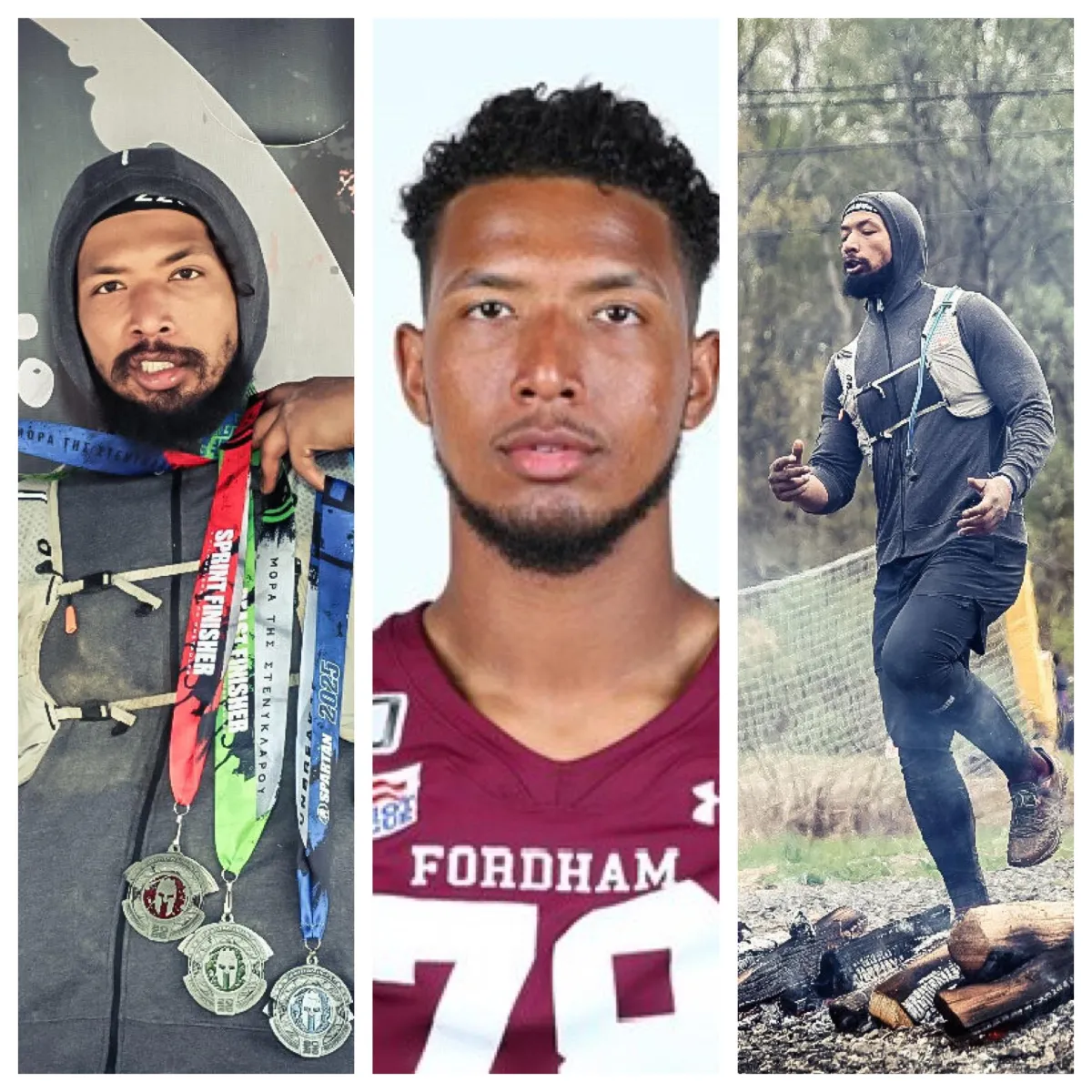 a man doing a plank on a gym floor