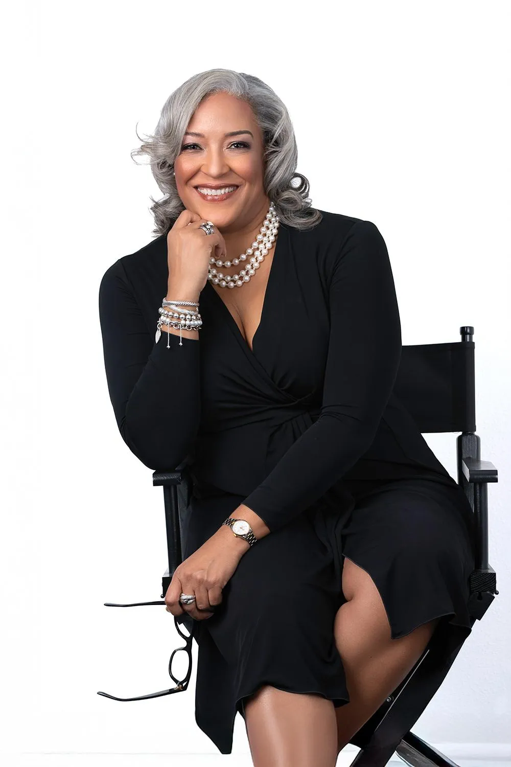 Personal branding photo of lawyer in studio in Tampa