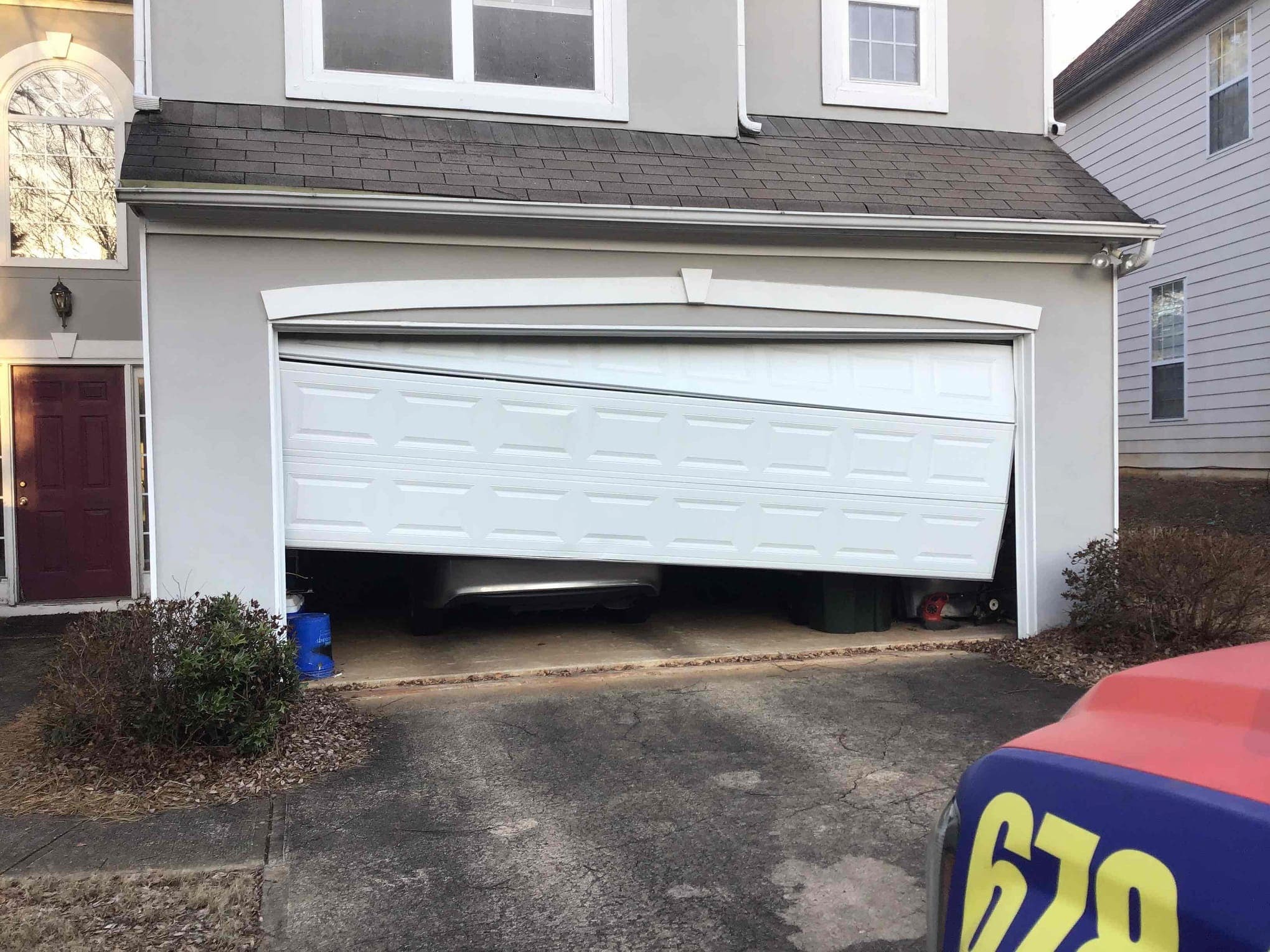 Off-Track Door Repair in Fullerton, CA