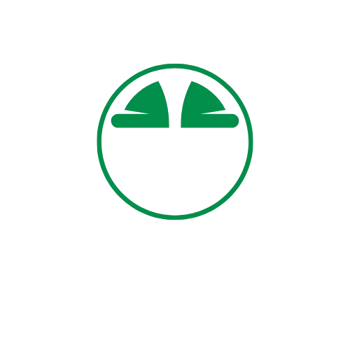 construction recruitment solutions logo for environmental industry with green and white