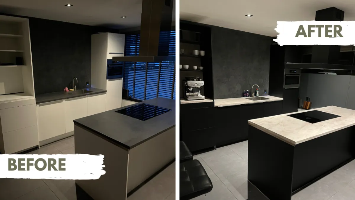 Keuken wrappen