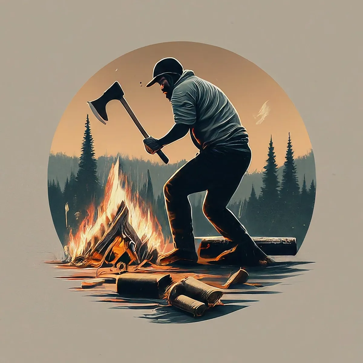 Chopping Wood and Starting Fires