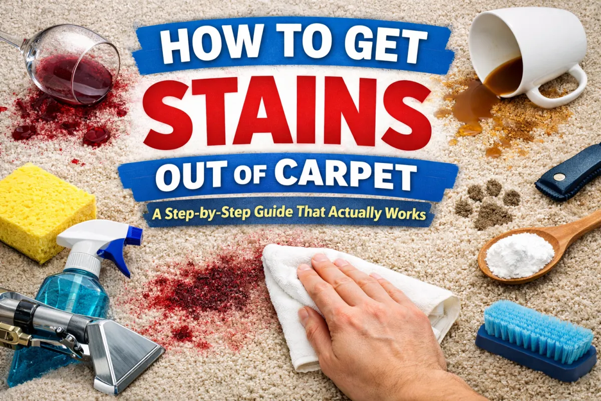 How to Get Stains Out of Carpet: A Step-by-Step Guide That Actually Works
