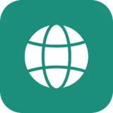 Globe icon representing the website demo