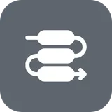 Workflow icon representing assisted setup
