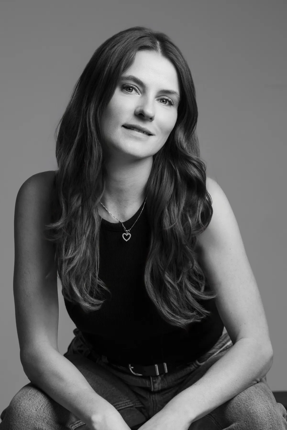 Mel Morland in her newborn photography studio