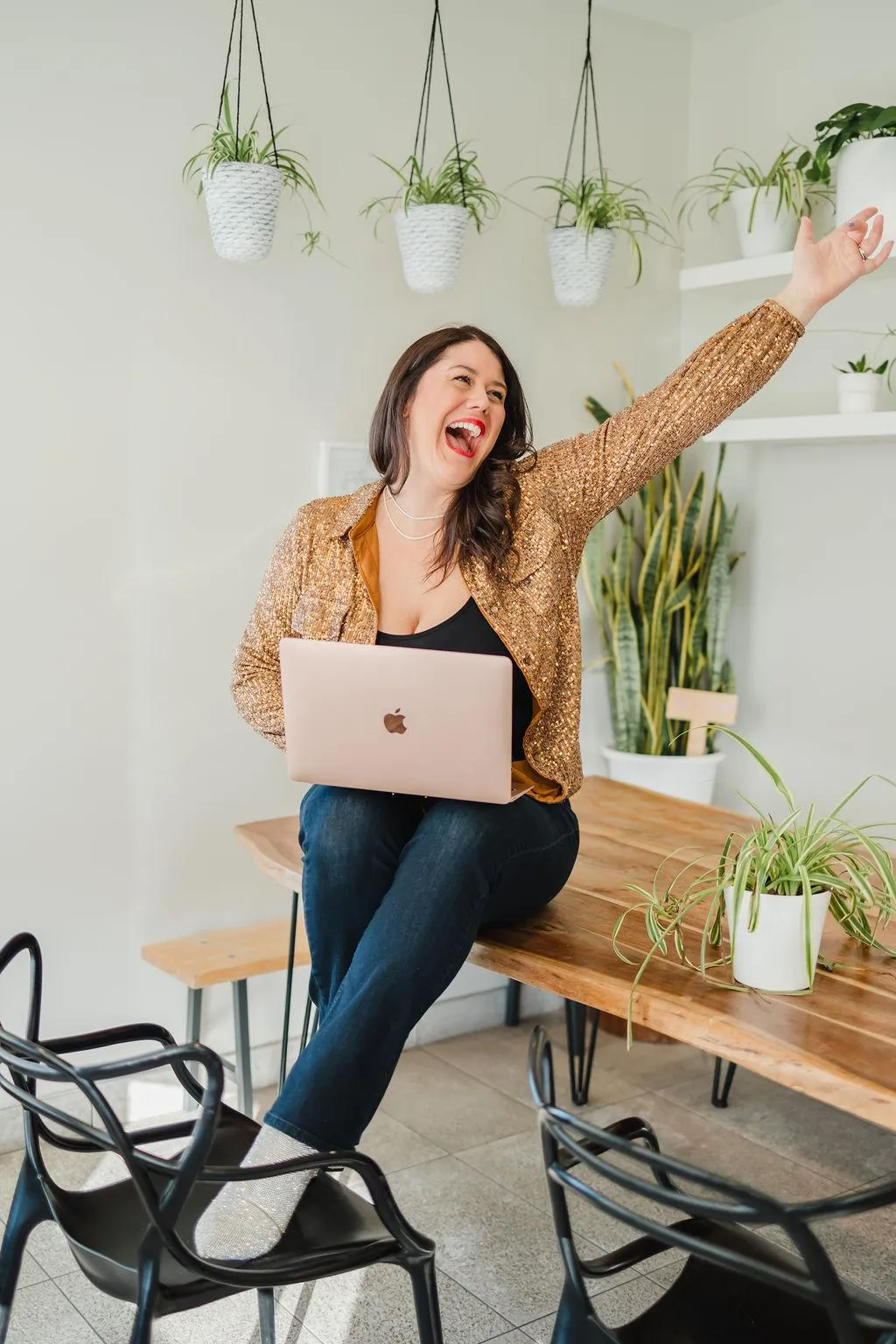 selective focus photography of people sits in front of table inside room