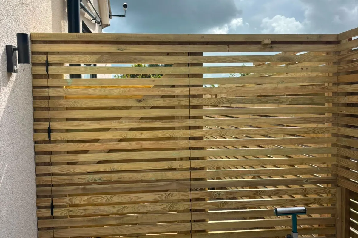 Fence installation in Hove with closeboard panels and concrete posts