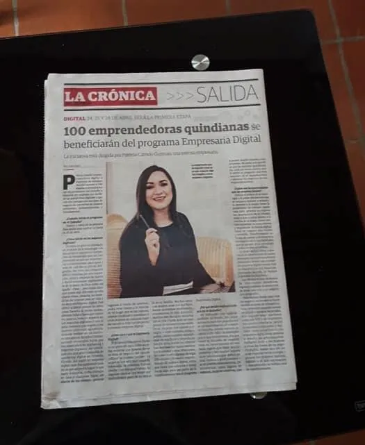 Patricia Camelo en La Cronica