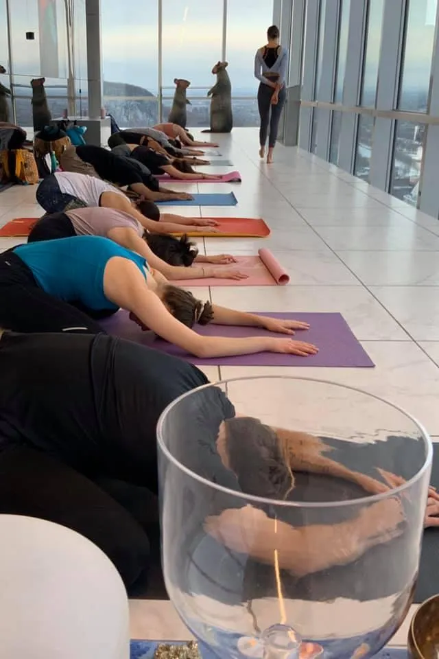 Healing yoga therape event